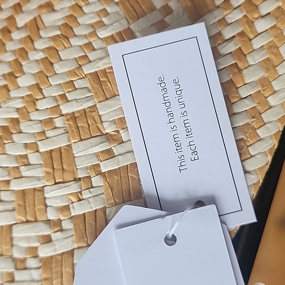 Handmade Women Tape Decor Straw Hat - Picture 6 of 7